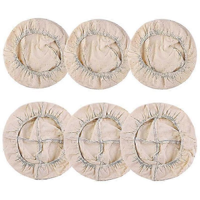6 Packs Of Bread Proofing Basket Cloth Cover Bread Proofing Basket Lining Cloth 2 Size