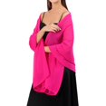 thumbnail image 1 of Chal de gasa para mujer - Talla grande, 30 colores - Perfecto para bodas, vestidos de noche, pareos de playa y viajes, 1 of 2
