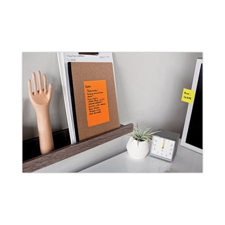 Post-it Pads in Energy Boost Collection Colors, Note Ruled, 4" x 6\\