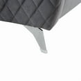 thumbnail image 5 of Sofia Gray Velvet Modern Chic Accent Armchair, 5 of 5