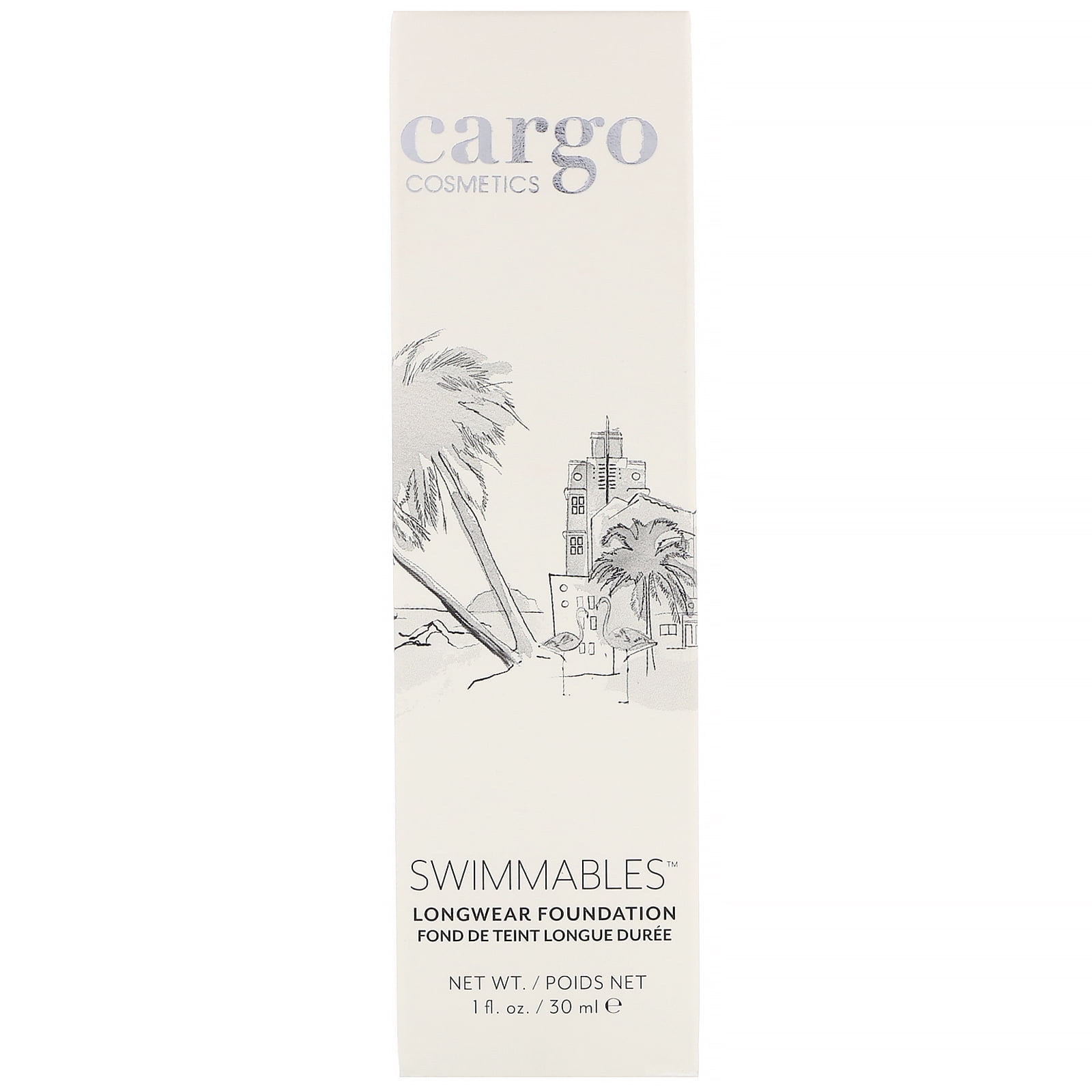 Cargo Cosmetics Swimmable Longwear Foundation, Carmel, 1 fl oz