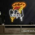 thumbnail image 2 of Glowneon Dripping Pizza Neon Sign, Pizza Led Sign, Pizzeria Led Decor, 2 of 4