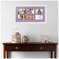 thumbnail image 2 of ArtToFrames Collage Photo Picture Frame with 6 - 3.5x5.5 Openings, Framed in White with Lavender Mist and Black Mats (CDM-3966-153), 2 of 8