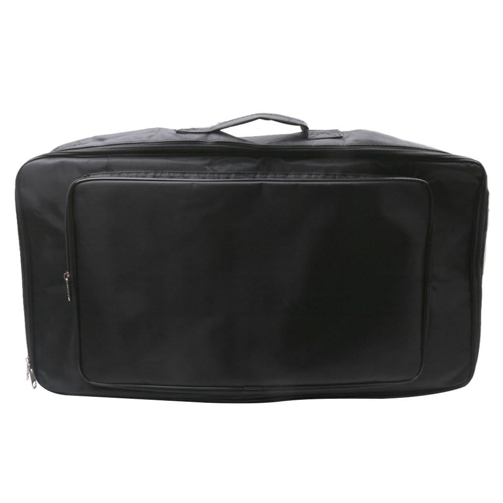 Big Storage Guitar Effect Pedal Board Case bag Carryinging Bag for Guitar Replacement Parts, 24.41 x 13.78 x 5.91inch, Black