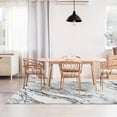 thumbnail image 3 of Luxe Weavers Abstract Marble Patterned Area Rug, Indoor Carpet for Living Rooms 4x5 - Blue, 3 of 12
