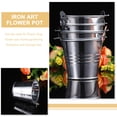 thumbnail image 3 of Miangastore 5 Pcs Seaux à Fleurs Style Nordique pour Balcon Porte-Succulentes, 3 of 9