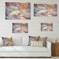 thumbnail image 4 of Designart Cottage On River In Forest During Christmas Traditional Canvas Wall Art, 4 of 4