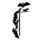 thumbnail image 1 of Decoración de señal de esquina de puerta de tumbas de Castillo de Halloween, señal de ángulo de puerta de doble cara, decoración de esquina de puerta, 1 of 7