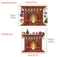 thumbnail image 2 of Papel Tapiz De Decoración De Dormitorio, Calcomanías De Pared De Chimenea De Navidad Calcomanías De Pared De Chimenea De Navidad Etiqueta De Decoración Del Hogar De Bricolaje Elaborada Por Expertos, 2 of 7
