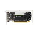 thumbnail image 2 of PNY T1000 VCNT10008GB-PB 8GB 128-bit GDDR6 PCI Express 3.0 x16 Workstation Video Card, 2 of 10