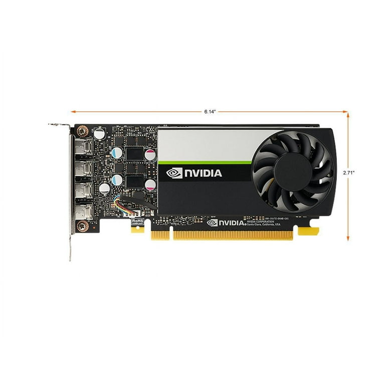 PNY T1000 VCNT10008GB-PB 8GB 128-bit GDDR6 PCI Express 3.0 x16