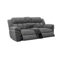 thumbnail image 2 of Benjara Diko 86" Power Recliner Loveseat- Cupholders- Storage Console- Gray, 2 of 6