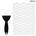 thumbnail image 4 of Toystoory Adhesivo antideslizante Piso Bañera Anti-skip Calcomanía Hogar Baño Cocina PEVA S Forma Cinta transparente 5piezas, 4 of 6
