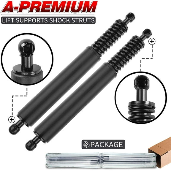 A-Premium Rear Tailgate Left and Right Lift Supports Shock Struts Compatible with Volkswagen Touareg 2004-2010 Without Power Liftgate 2-PC Set
