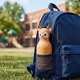 thumbnail image 6 of Multicolor Cute Animal Stainless Steel Water Bottle 480ml Double Straw Lid Leak Proof Vacuum Insulated Thermos for Kids Students School, 6 of 10