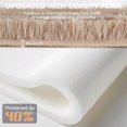 thumbnail image 6 of Camel Large Shaggy Area Rug For Living Room & Bedroom – Stain-Resistant, 6 of 6