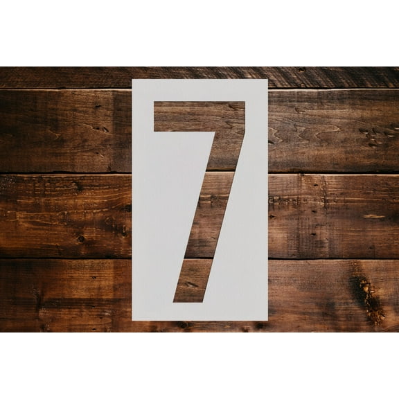 Number Stencil (3"x6")