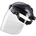 thumbnail image 1 of Adjustable Clear Safety Face Shield Visor Screen Mask Helmet Anti Scratch Splash Eye Protection Cover Black, 1 of 4