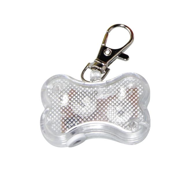 TIELUTT Pendentif Lumineux pour Animaux de Compagnie Pendentif Perdu Lumineux pour Chat Pendentif LED Lumineux pour Os Collier pour Chats Fournitures pour Chiens Liste de Contrôle Batterie Accessoires pour Chiens Accessoires pour Chiens à Proximité Grande Pluie pour Chiens