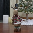 thumbnail image 2 of 20-Inch Standing Christmas Moose Figure with LED Antlers Tabletop Decor, 2 of 5