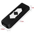 thumbnail image 2 of 2Pcs Electronic Lighter USB Rechargeable Lighter Windproof Lighter Flameless Lighter Ignition USB Lighter (Red), 2 of 6
