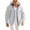 Gray, variant on Hooded Multi Pocket Outdoor Jacket Men Hooded Zip Up Windproof Water Resistant Outdoor Jacket Red XXXL