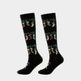 thumbnail image 2 of Womens Compression Socks Women's Christmas Knit Knee High Compression Socks Calf Warm Pressure Stockings Christmas Print Soft Comfort Socks Womens Winter Socks P S1 Pairs, 2 of 4