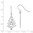 thumbnail image 2 of Beautiful Sterling Silver Christmas Tree Earrings, 2 of 2
