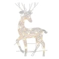 thumbnail image 4 of reno al aire libre,Decoración de nieve de renos de Navidad,Figuras de renos para decoración de interiores y exteriores.,Figuras de estatuas de alce de obra de arte de hierro de estaca de Sunnimix reno al aire libre, 4 of 8