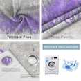 thumbnail image 2 of Purple Grey Abstract Blackout Curtains for Bedroom, Gradient Geometric Graffiti Modern Art Thermal Insulated Kitchen Drapes with Grommets, Light Blocking Window Treatment, 2 Panels 52" x 63", 2 of 7