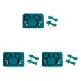 thumbnail image 2 of Youkk Easy To Clean Baby Silicone Tableware Set Made With Silicone And Stainless Steel For Safe blackish green 3Set, 2 of 6