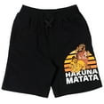 thumbnail image 2 of Disney Lion King Simba Timon Pumbaa Toddler Boys French Terry 2 Pack Shorts Toddler to Big Kid, 2 of 5