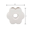 thumbnail image 2 of Flora Bunda 7"H Ceramic Flower  Vase,Ivory, 2 of 2