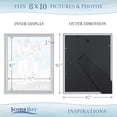 thumbnail image 7 of Icona Bay 8x10 Silver Picture Frames, Shabby-chic Style, 6 Pack, Inspirations Collection (US Company), 7 of 7