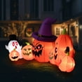 thumbnail image 7 of Under $1! PEONAVET Inflatable Halloween Yard Decorations Outdoor Inflatable Pumpkin Decor Blow Up Lighted Pumpkin for Halloween Party, Yard, Garden, Lawn Decorations, 7 of 7