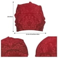 thumbnail image 6 of Kll Vintage Burgundy Winter Fall Beanie Knit Hats For Men & Women - Warm & Soft Stylish Toboggan Caps For Cold Weather, 6 of 9