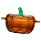 thumbnail image 2 of Plato de dulces de vidrio con tapa, tazón de calabaza con tapa, recipiente para dulces decorativo Naranja, 2 of 9