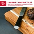 thumbnail image 6 of Architec 6783310 13 x 19 in. Gripper Wood Concave Natural & Brown Acacia Wood Carving Board, 6 of 6