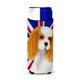 thumbnail image 1 of Cavalier Spaniel Con Bandera Británica Union Jack Ultra Aisladores De Bebidas Para Latas Delgadas Ss4969Muk, 1 of 1