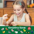 thumbnail image 3 of Eummy Kit de Costura de Animales Del Bosque de la Selva Kit de Manualidades de Animales DIY, Manualidades de Animales de Zoológico para Niñas y Niños, Conjunto de Costura Educativo para Niños de 3 a 12 Años y Principiantes, 3 of 8