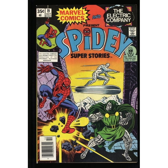 Spidey Super Stories #19 NM- 9.2 Doctor Doom Spider-Man Silver Surfer! Comic Book