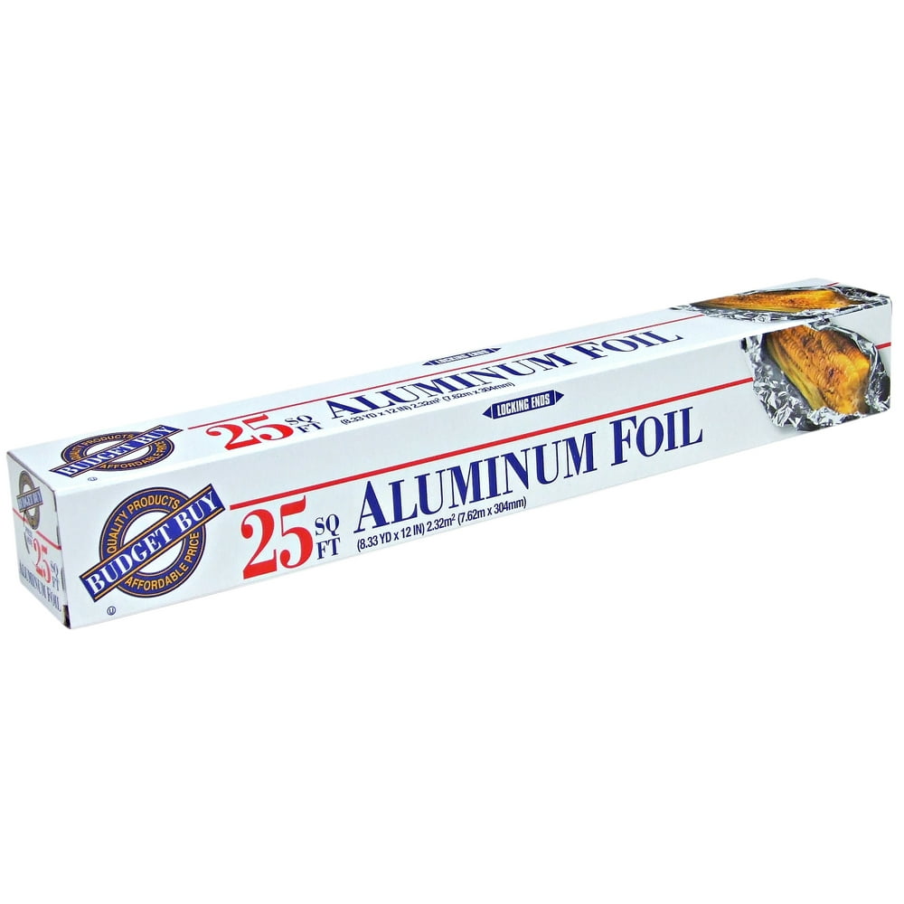 Budget Buy Aluminum Foil, 25 Sq. Ft.