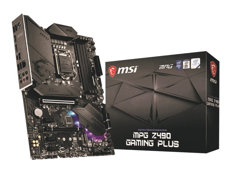MSI MPG Z490 GAMING PLUS Motherboard ATX LGA1200 Socket Z490