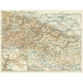 thumbnail image 2 of Baedeker 24x19 Gold Ornate Wood Framed with Double Matting Museum Art Print Titled - Ober Harz Unter Harz Germany - Baedeker 1914, 2 of 4