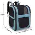 thumbnail image 2 of Apollo Walker Mochila transportadora para mascotas para gatos y perros grandes/pequeños, cachorros, características de seguridad y respaldo acolchado para viajes, senderismo, uso al aire libre, 2 of 5