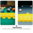 thumbnail image 3 of UPGRATOR 2Ud Organizador Plástico Amarillo Para Bolas De Snooker Y Billar Fácil De Usar, 3 of 8