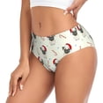 thumbnail image 2 of Fotbe Christmas Pug Dog Calzones Estampados para Mujer – Ropa Interior de Algodón, Cómoda, Suave y Elástica-Small, 2 of 6