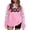 C211 Pink, variant on CONZONE Halloween Womens Sweatshirts Letter Ghost Graphic Oversized Sweatshirt for Women Spooky Season Fall Winter Pullover Tops
