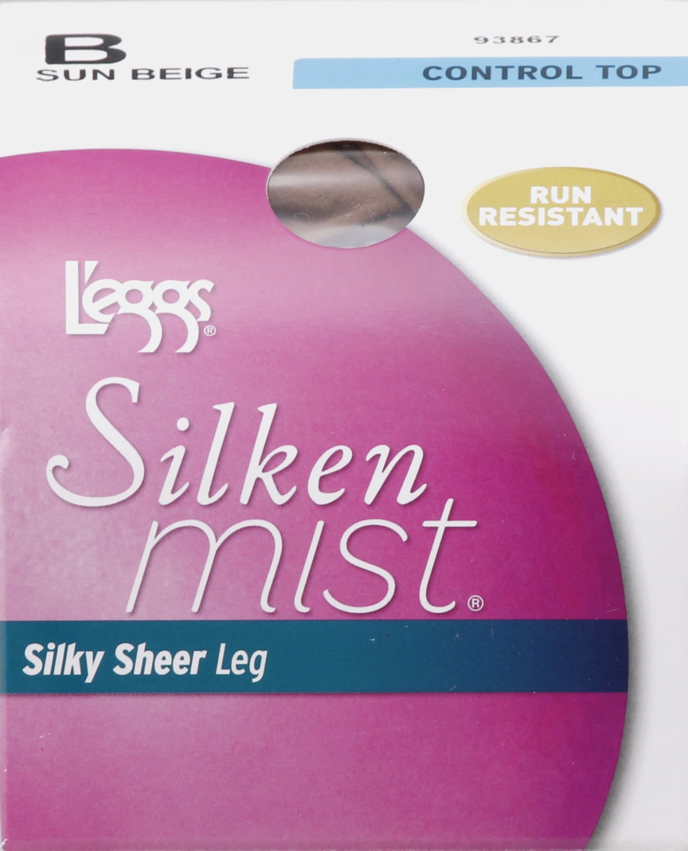 L Eggs Silken Mist Size Chart