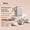 White, variant on 2026 High-end Ultra Compact Pocket Mini Massage Gun, Deep Tissue Percussion Massager,4 Replaceable Massage Heads, USB-C rechargeable portable device for Athletes Office Workers